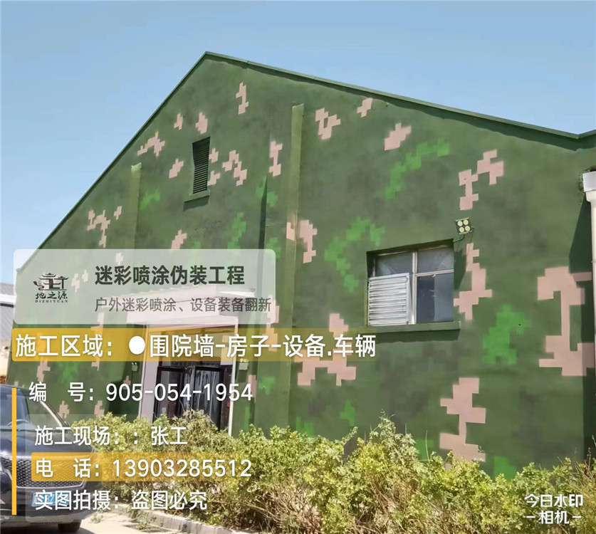 九龙坡外墙数码迷彩漆施工报价清单（100㎡标准墙面测算）